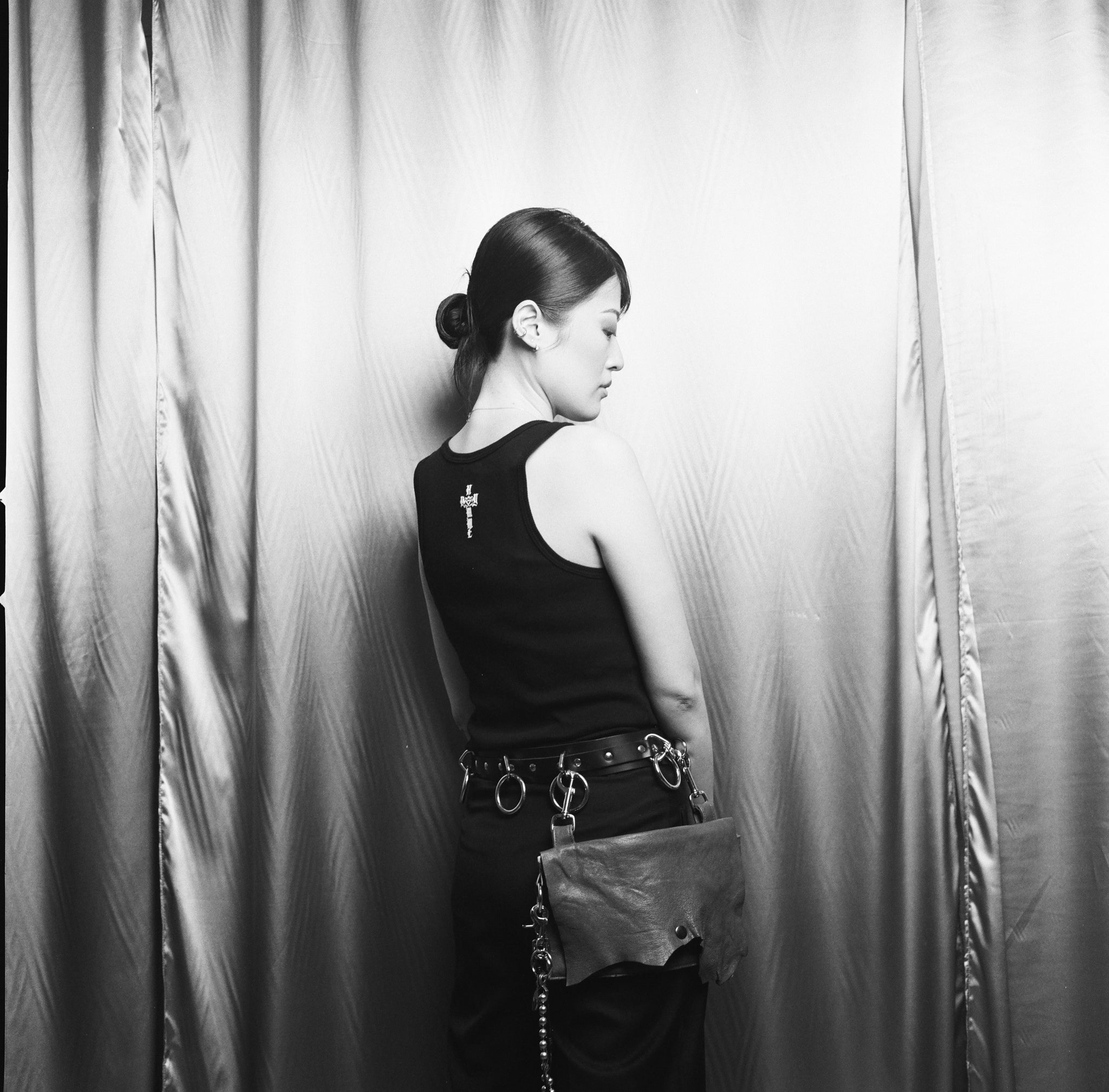 Acc. 31C - Orange/Brown Narrow Bag