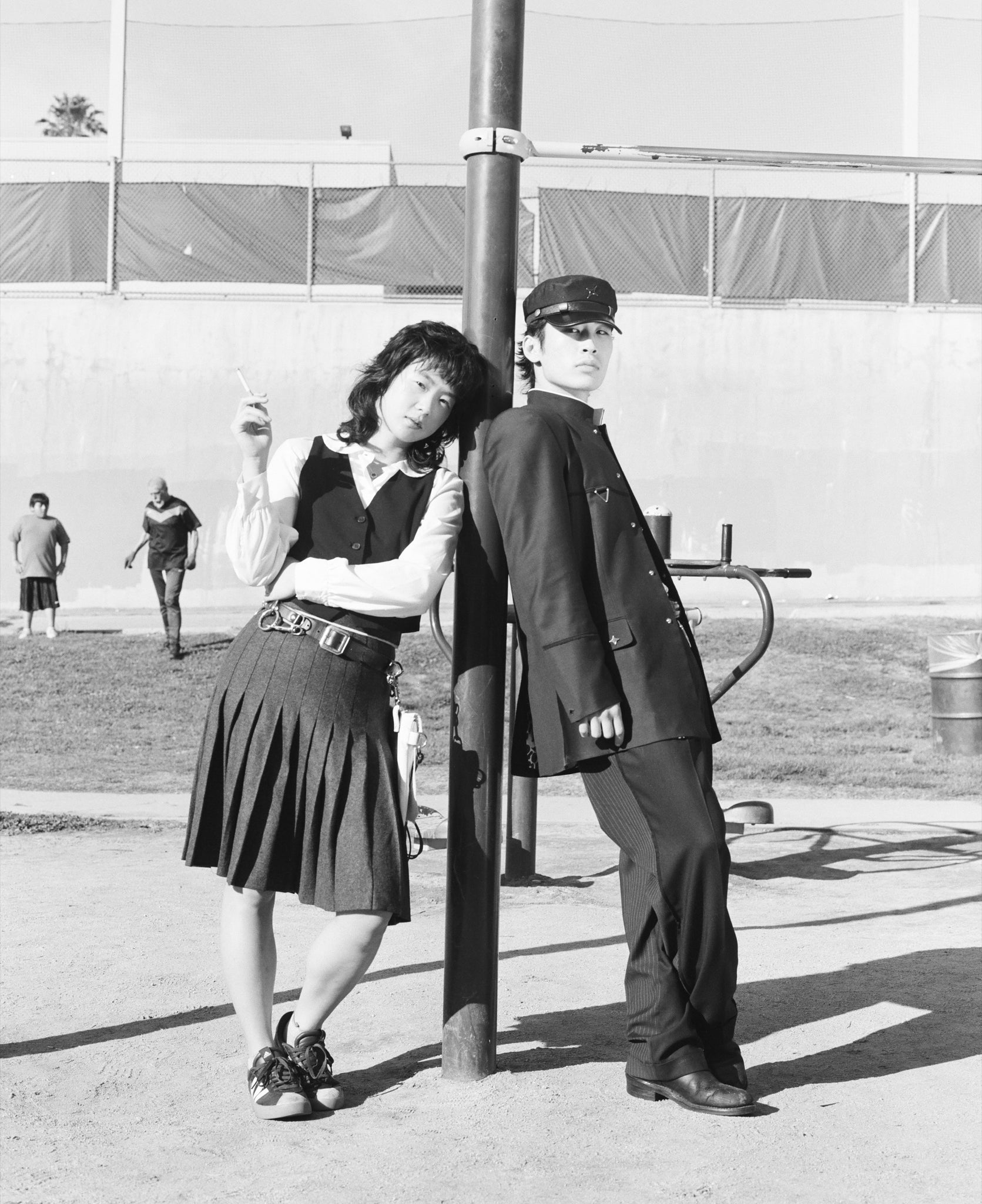 Mod. 45 Col. 1 - Black/Pinstripe Trousers