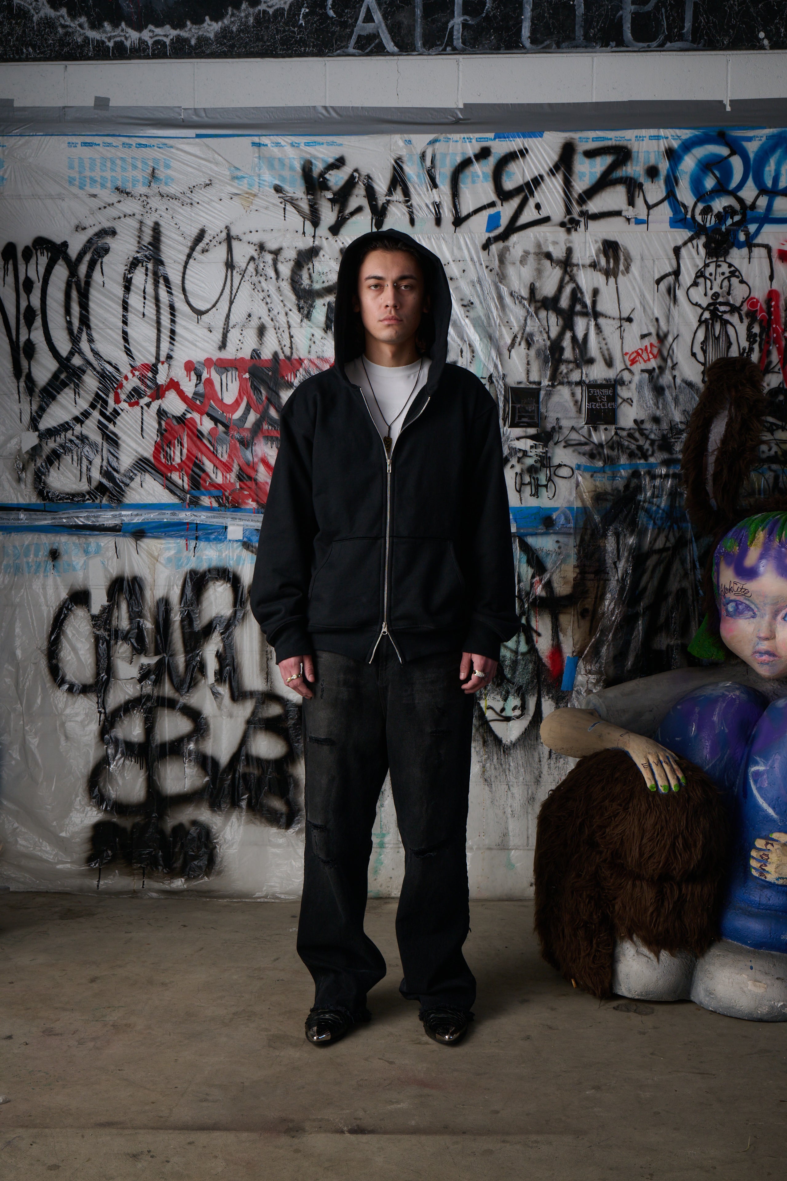 Two Way Zip Hoodie