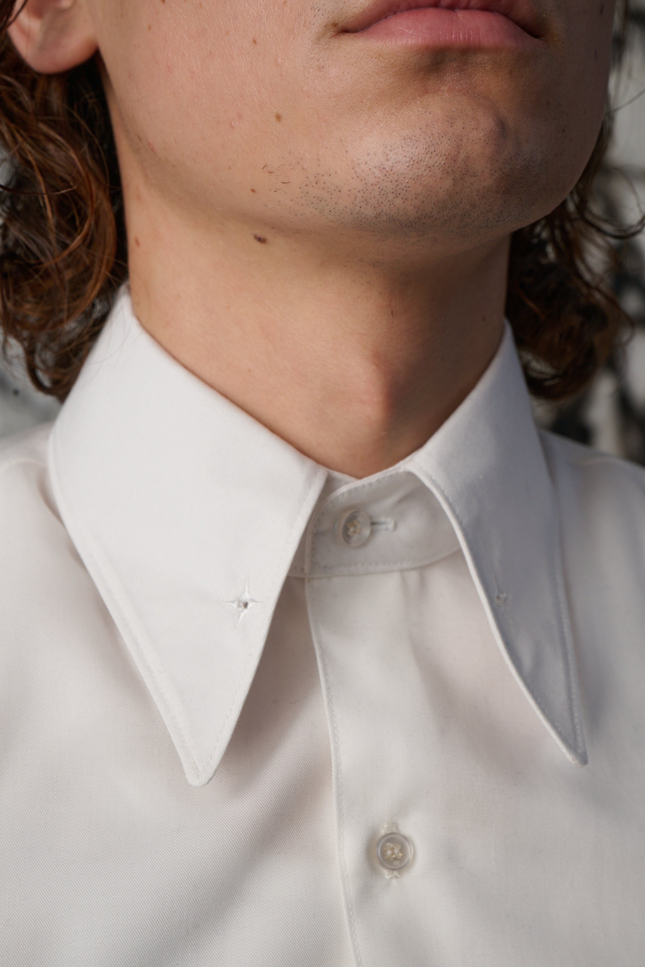 Slim Fit Button Up | Extended Collar