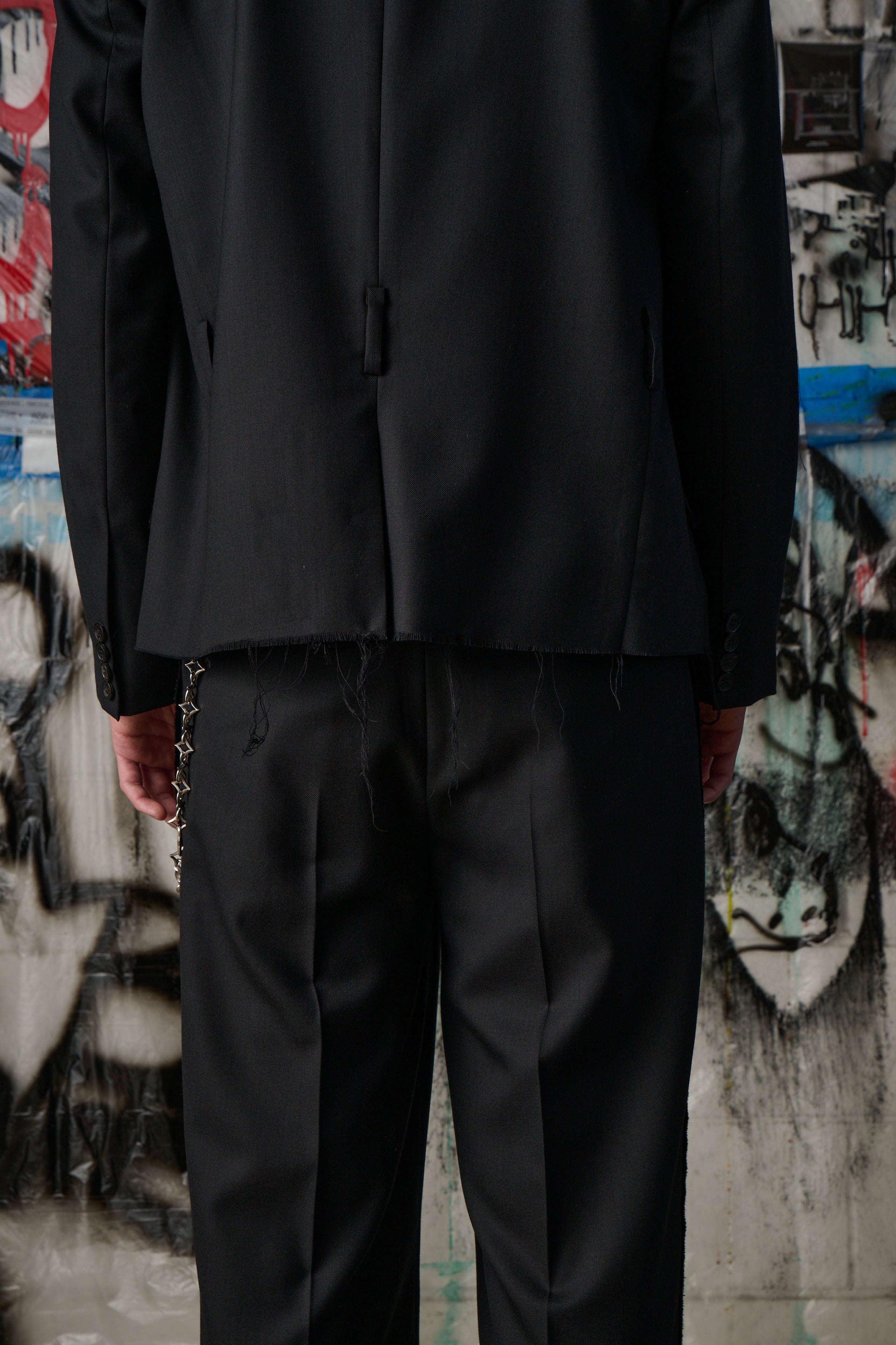 Cropped Single Breasted Blazer