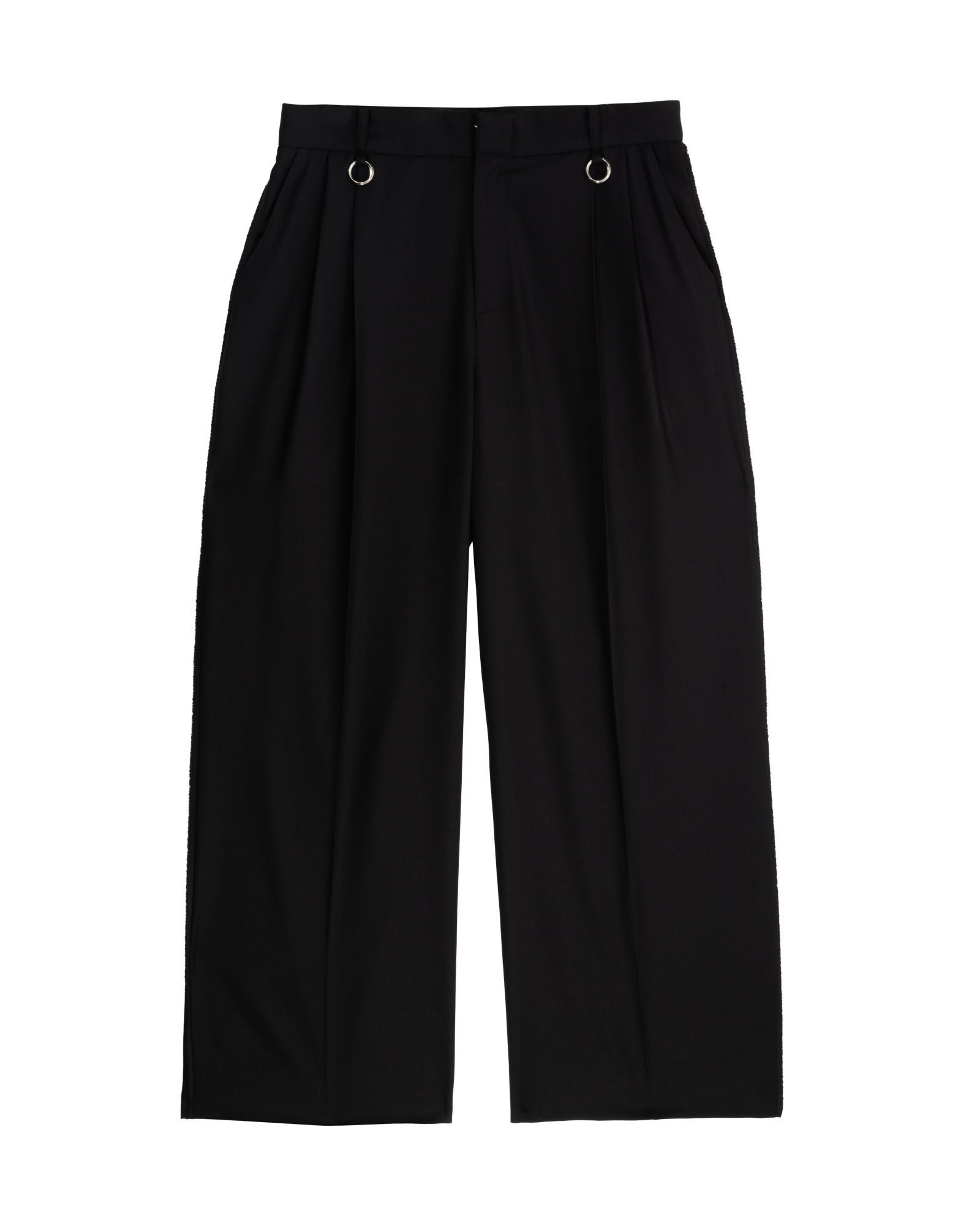 Double Pleated Wide Legged Trouser
