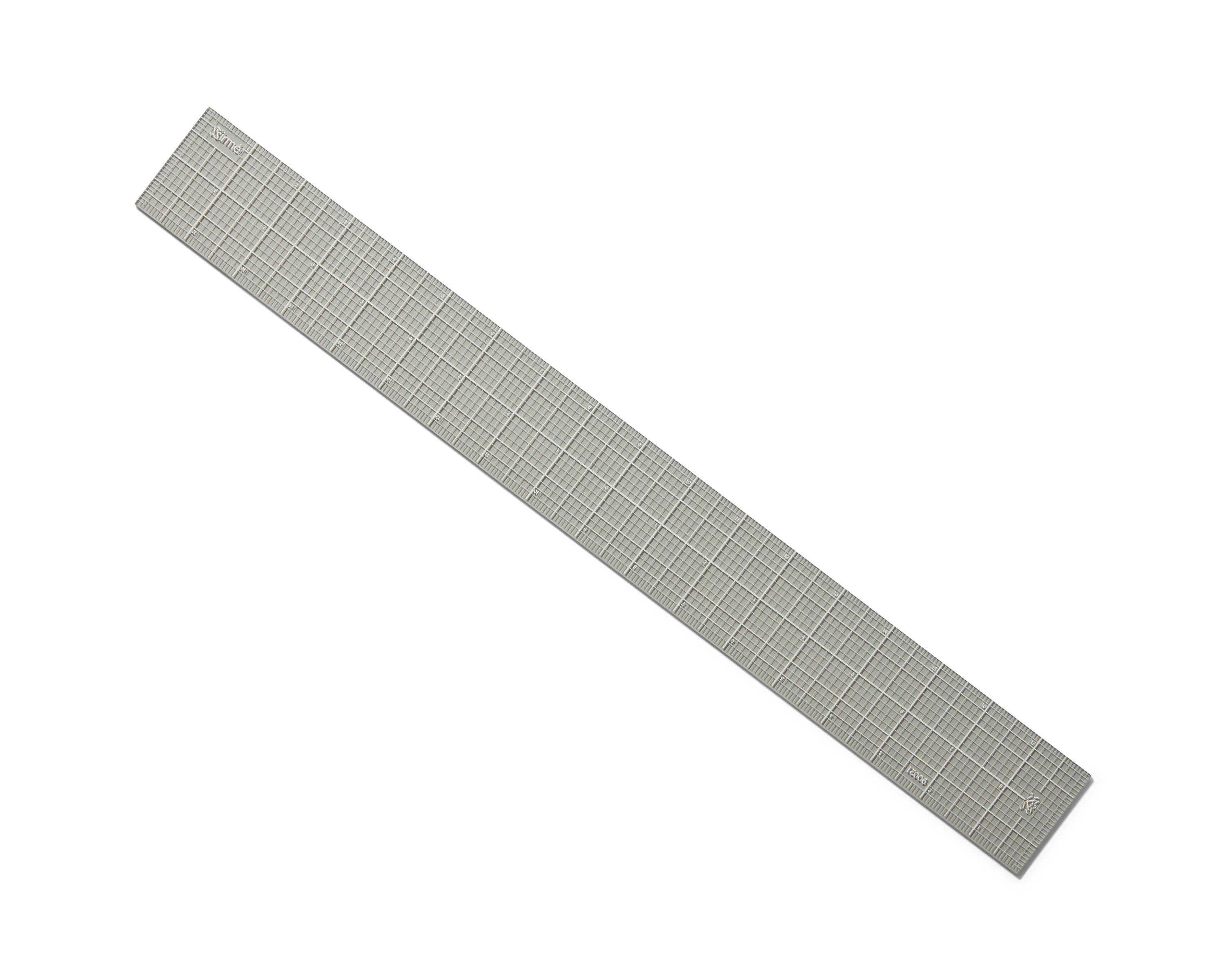 Black Acrylic Grid Ruler