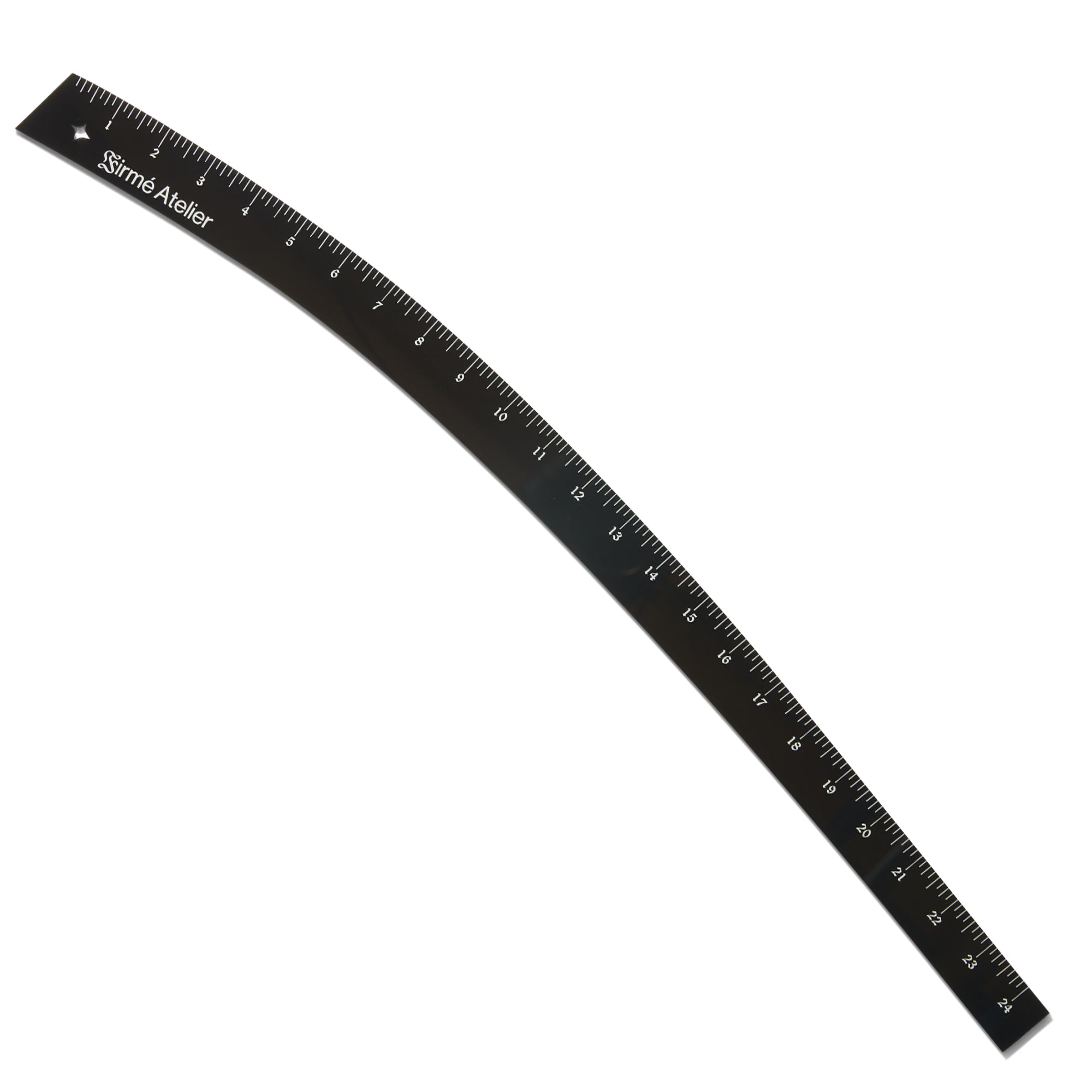 Black Acrylic Hip Curve Ruler